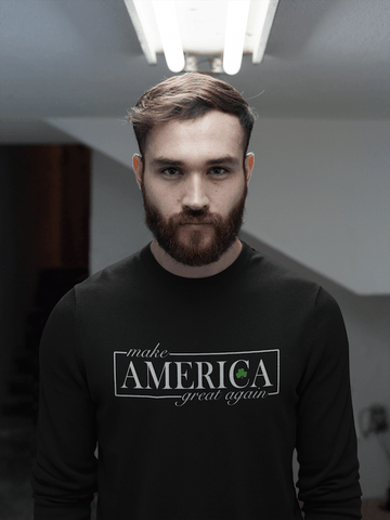 Make America Great Again Irish Shamrock Sweater - Trump Save America Store 2024