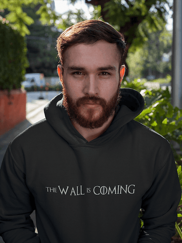 The Wall Is Coming Hoodie - Trump Save America Store 2024