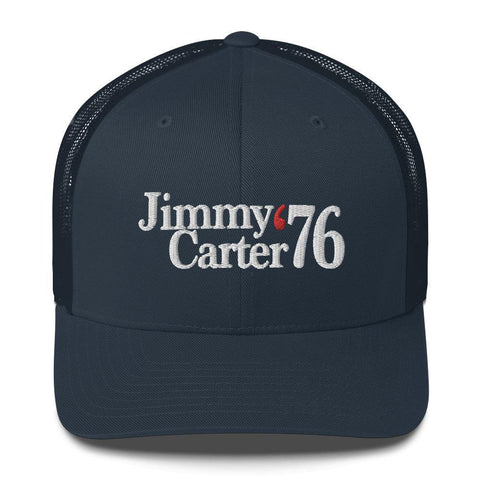Jimmy Carter Hat - Jimmy Carter For President 76 Baseball Trucker Cap - Trump Save America Store 2024