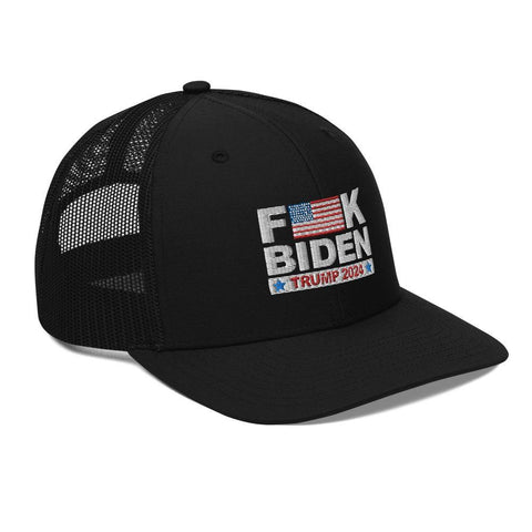 Trump 2024 F Biden Embroidered Trucker Cap - Trump Save America Store 2024