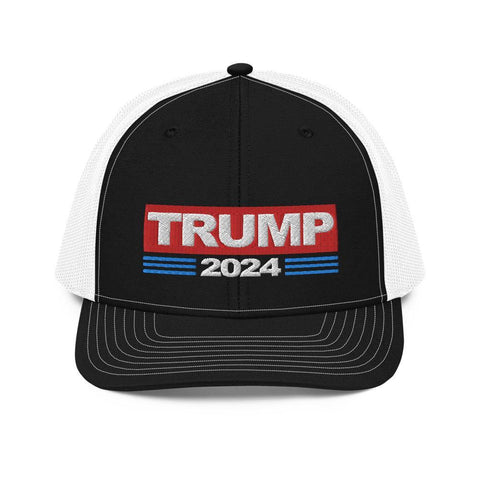 Trump 2024 Two Tone Trucker Cap - Trump Save America Store 2024