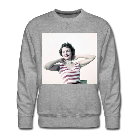 Young Betty White Shirt - Classic Sweatshirt - heather grey