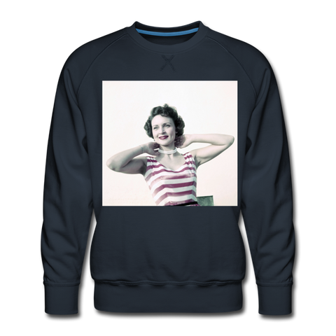Young Betty White Shirt - Classic Sweatshirt - navy