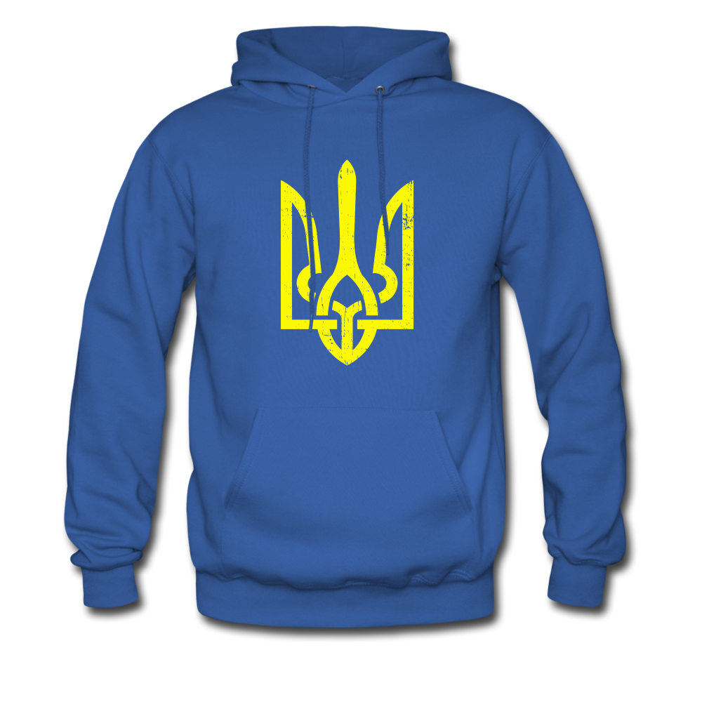 Yellow Coat Of Arms Hoodie (SPOD) - royal blue