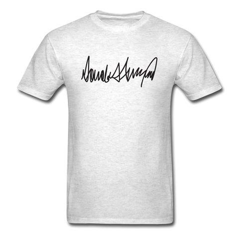 Donald Trump Autograph Shirt (SPD) - light heather gray