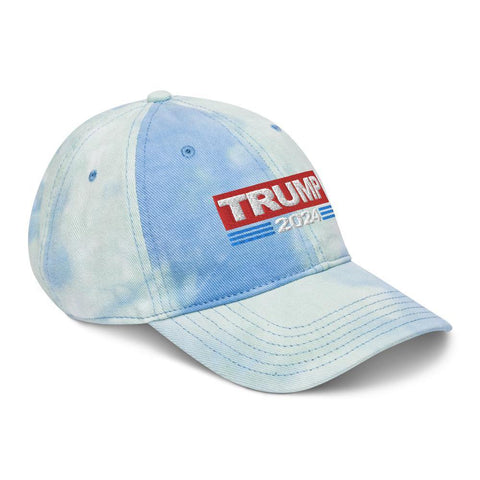 Trump 2024 Tie Dye Baseball Hat - Trump Save America Store 2024