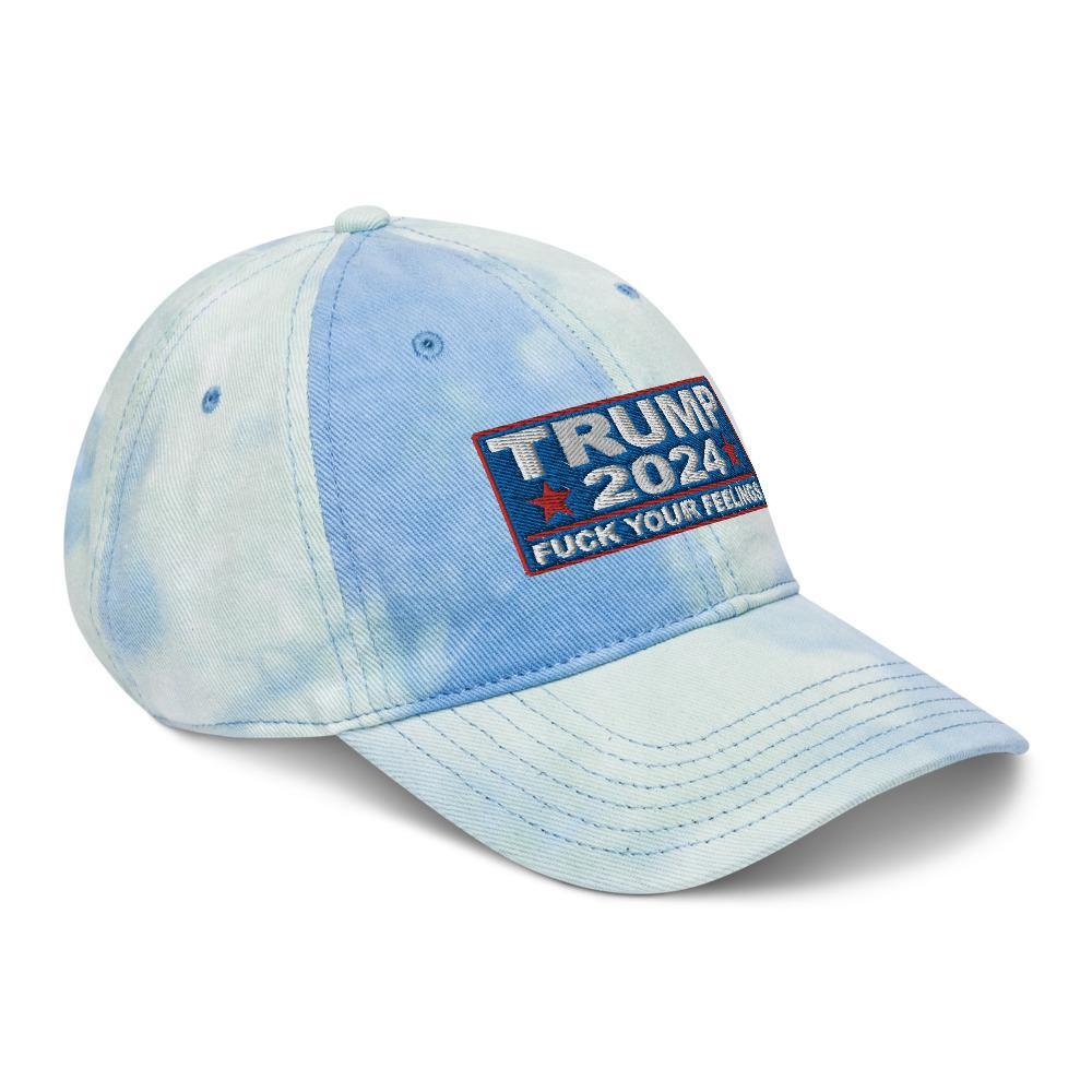 Trump 2024 F Your Feelings Tie Dye Baseball Hat - Trump Save America Store 2024