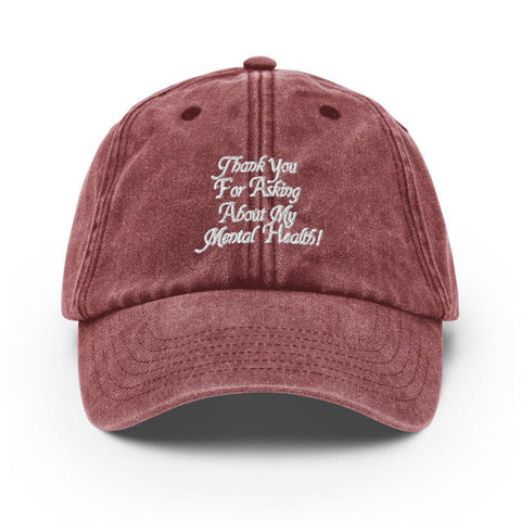 Thank You For Asking About My Mental Health Hat - Trump Save America Store 2024
